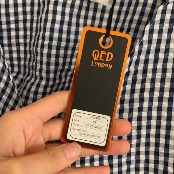 NWT LF balloon sleeve gingham wrap top - Picture 5 of 5